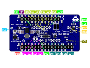 qTop Arduino MKR Compatible LTE Cat-M1/NB-IOT/EGPRS GNSS BG96 shield