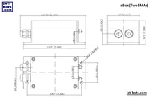 Load image into Gallery viewer, qBox DIY IOT Enclosure Plus Kit (Two SMAs)