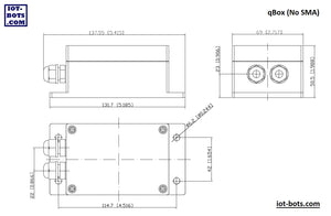 qBox DIY IOT Enclosure Plus Kit (No SMA)