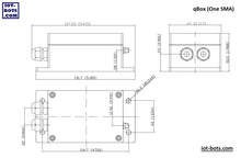 Load image into Gallery viewer, qBox DIY IOT Enclosure Kit (One SMA)