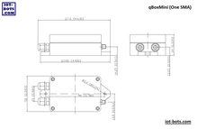 Load image into Gallery viewer, qBoxMini AMC DIY IOT Enclosure Kit (One SMA)