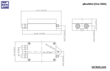 Load image into Gallery viewer, qBoxMini DIY IOT Enclosure Kit (One SMA)