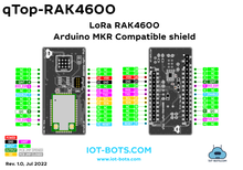 Load image into Gallery viewer, qTop Arduino MKR Compatible LoRa RAK4600 shield